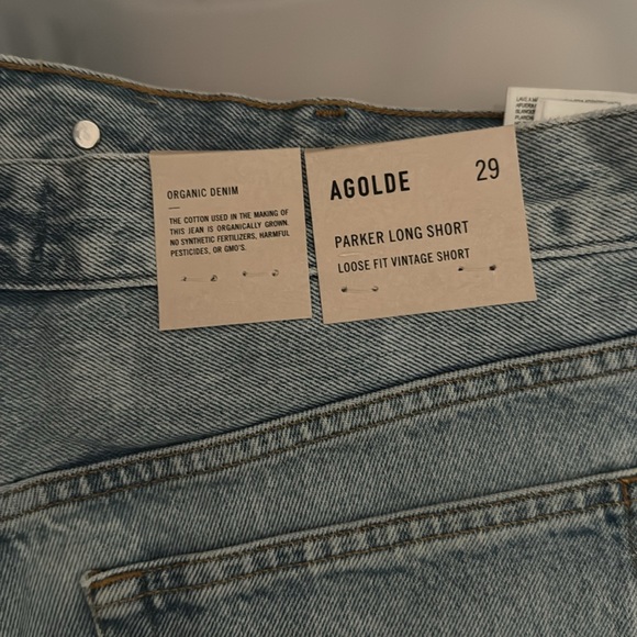 NWT Agolde Parker Long Shorts - Picture 7 of 8